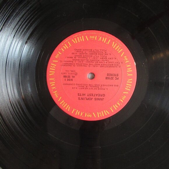 Janis Joplin's Greatest Hits, Vintage, Vinyl, Album, Music, 70s, VG+ - Picture 3 of 11